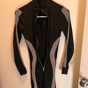 Black reflection one piece